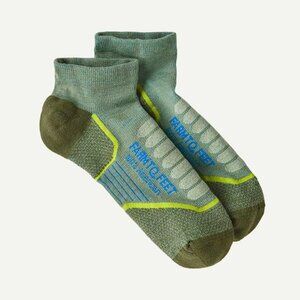 FARM TO FEET Men's Damascus Light Targeted Cushion Low Socks Size S In Loden